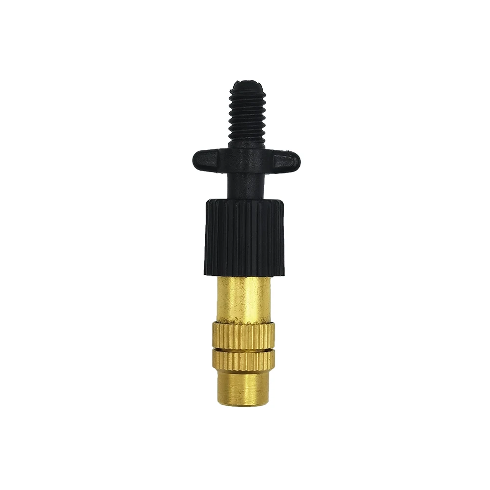 15-250Pcs Micro Drip Irrigation Misting Brass Nozzle Garden Spray Cooling Parts Copper Sprinkler with Thread Barb Tee Connector 4