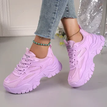Women Sneakers 2026 New Fashion Chunky Sneakers Women Outdoor Tennis Platform Sports Shoes for Women Lightweight Designer Shoes