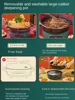 220V 4L / 5L Multi-Cooker Separable Electric Hot Pot and Electric Rice Cooker with Non-Stick Coating Stir-frying Function 2