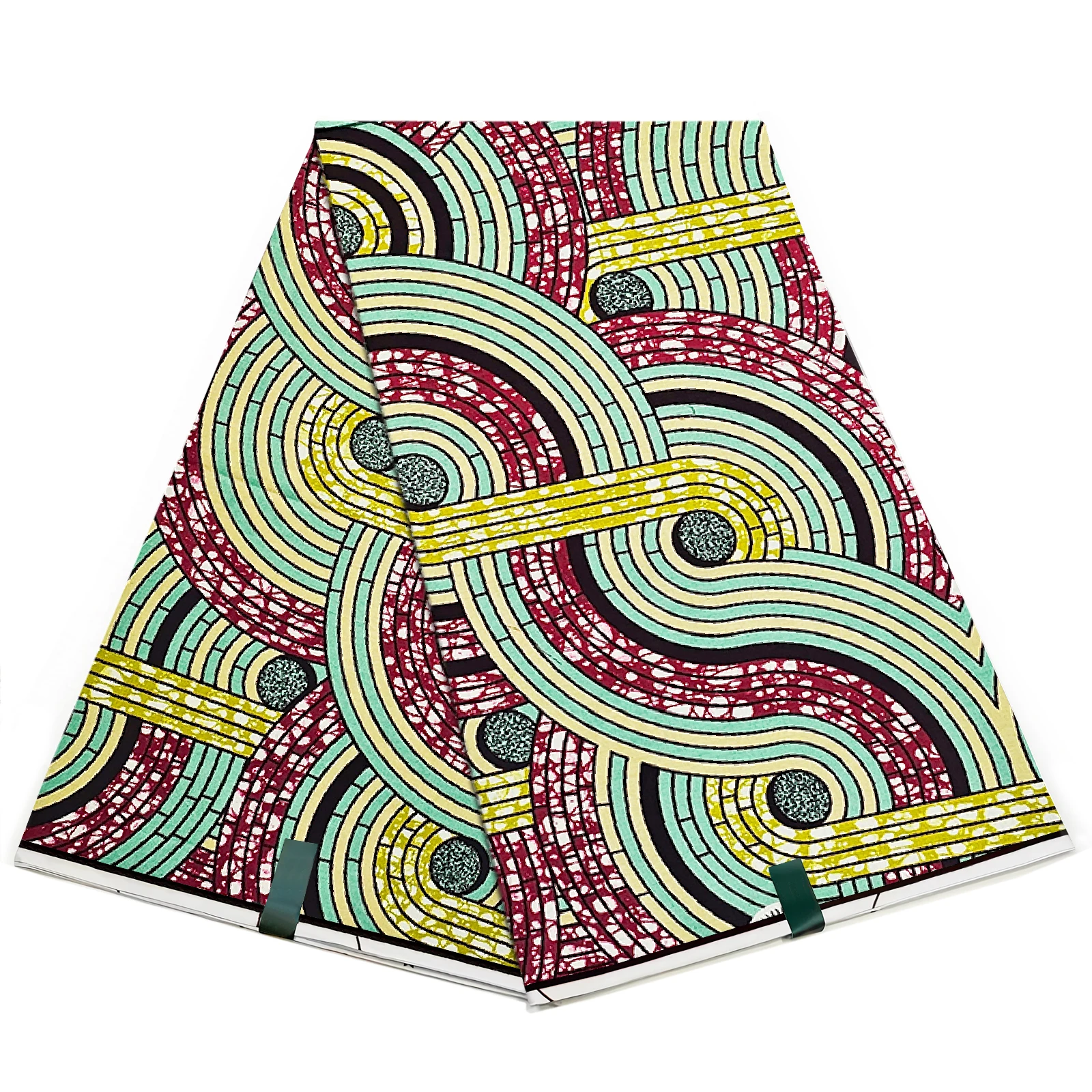 Guaranteed Super Real Wax Print Batik African Fabric Dutch Dress 100% Cotton 6Yard Hollandais Soft Pagne DIY Materials VI21