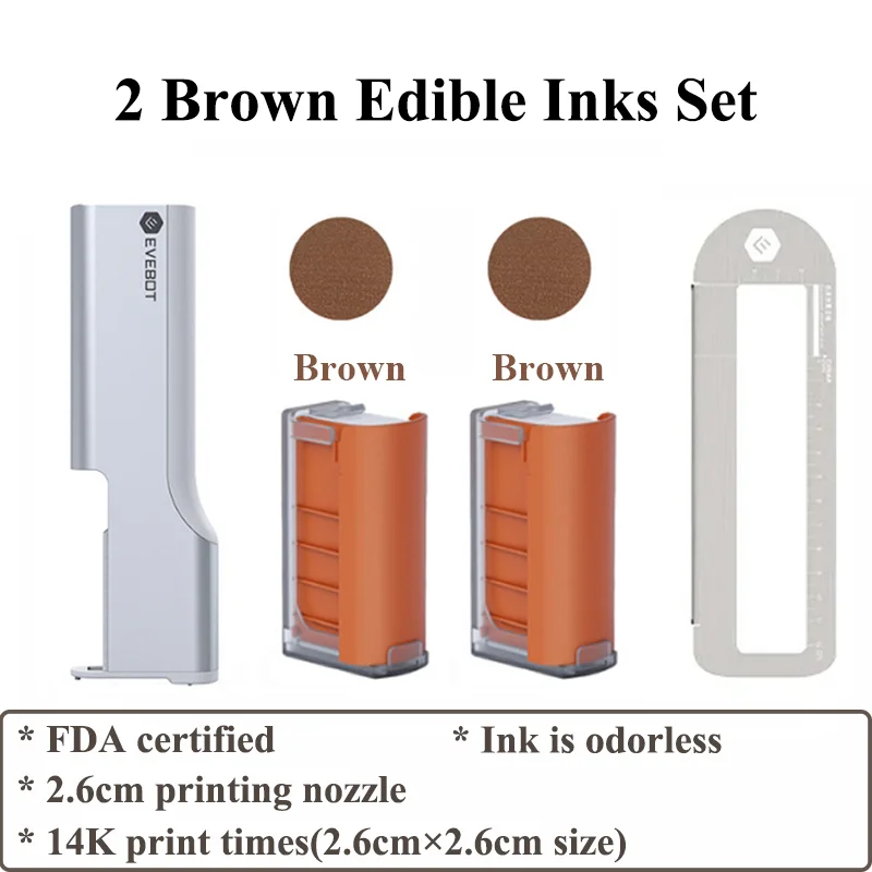 Evebot 食品グレードのポータブル PrintPen ハンドヘルド