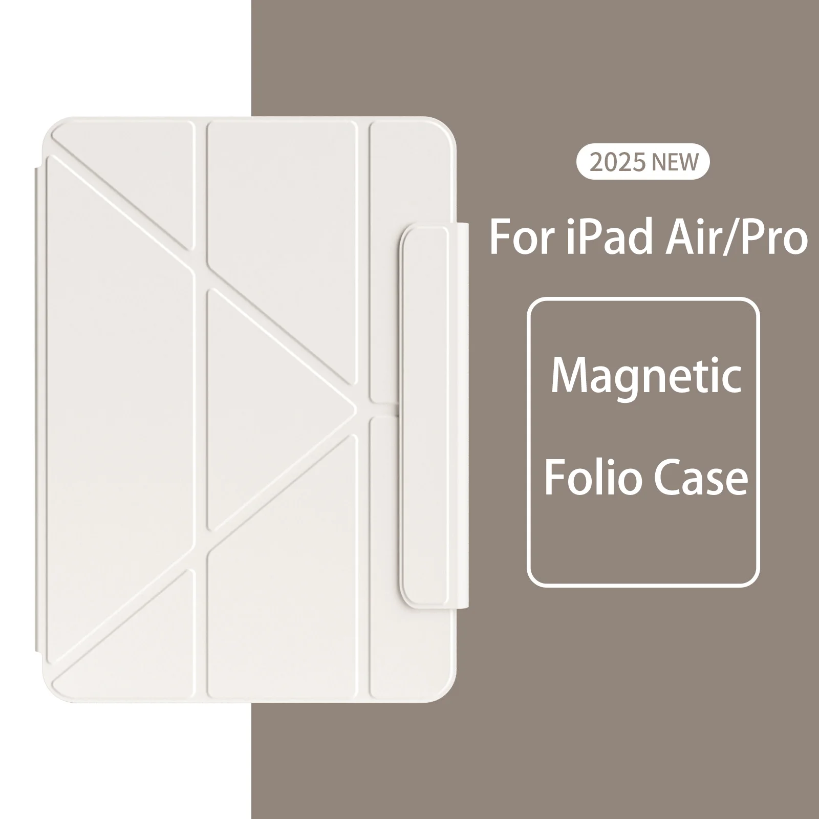 Premium Folio Case with Magnetic Closure and Y-Fold Design