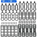 C 30 straps 20 hooks