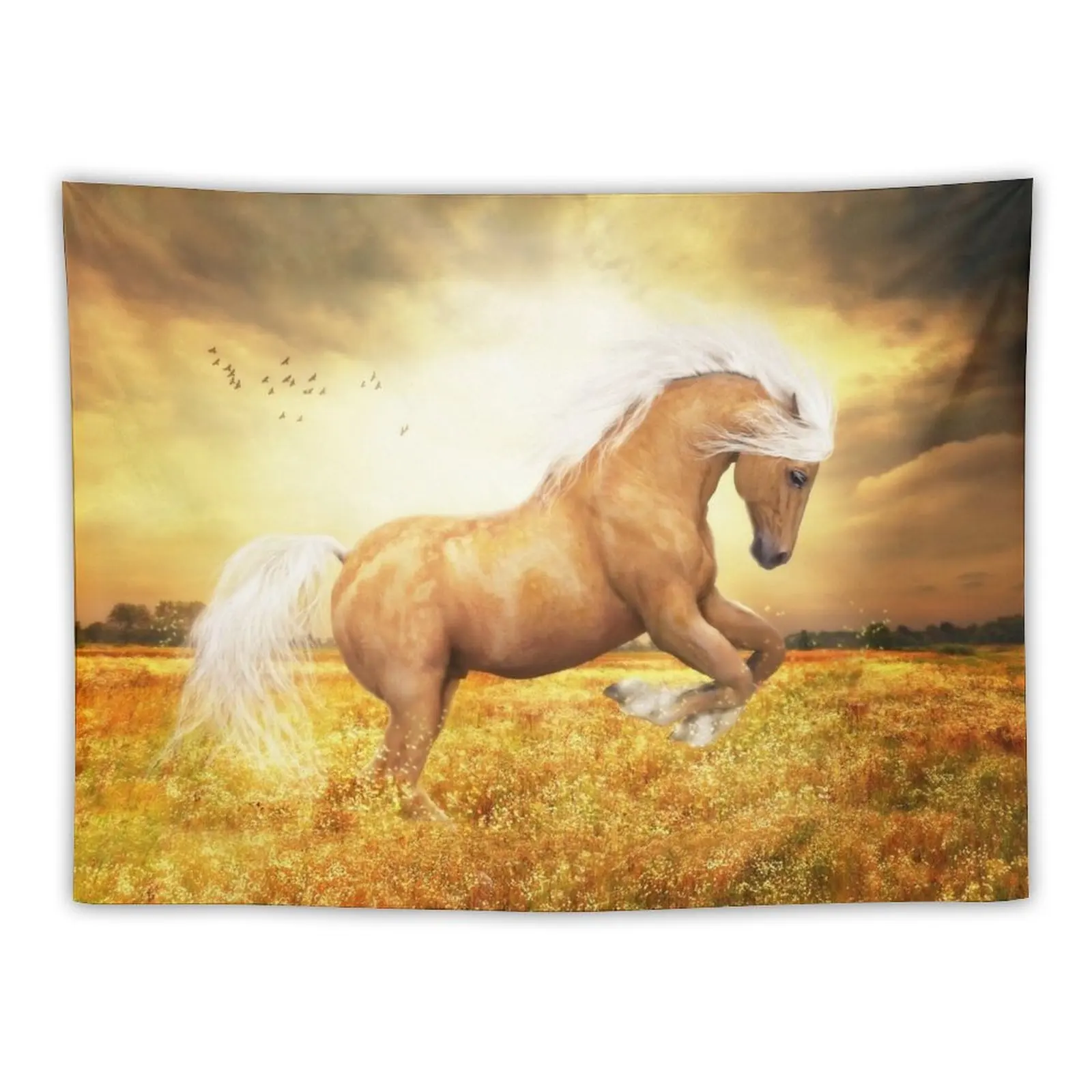 

Palomino Horse Sundance Tapestry Hanging Wall Tapestry Things To The Room Tapete For The Wall Mushroom Tapestry