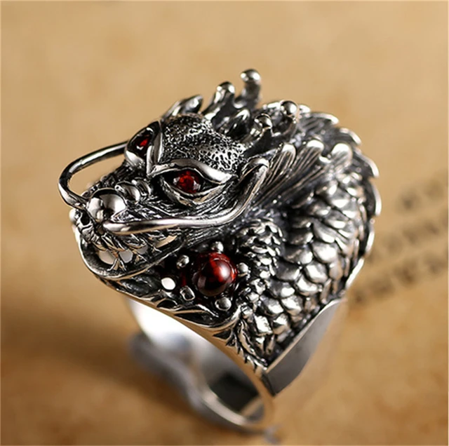 Dragon Wrap Ring - Royal Mile Silver