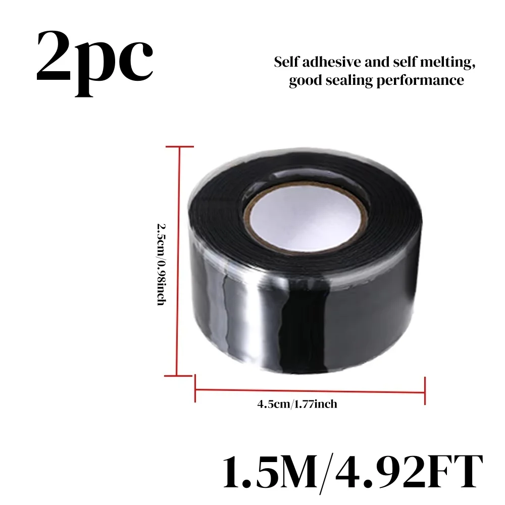 Self-Fusing Silicone Repair Tape for Waterproof Sealing and Emergency Fixes
