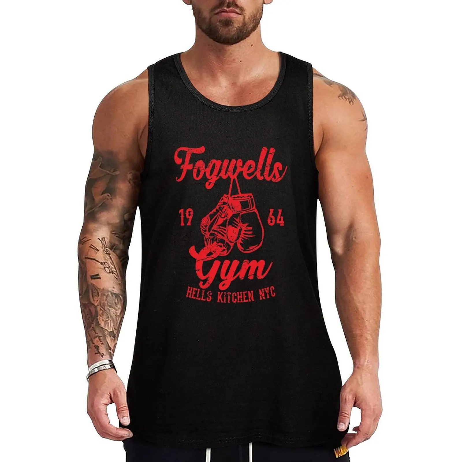 

Fogwells Gym Tank Top Vest gym accessories men Sports clothing Vests
