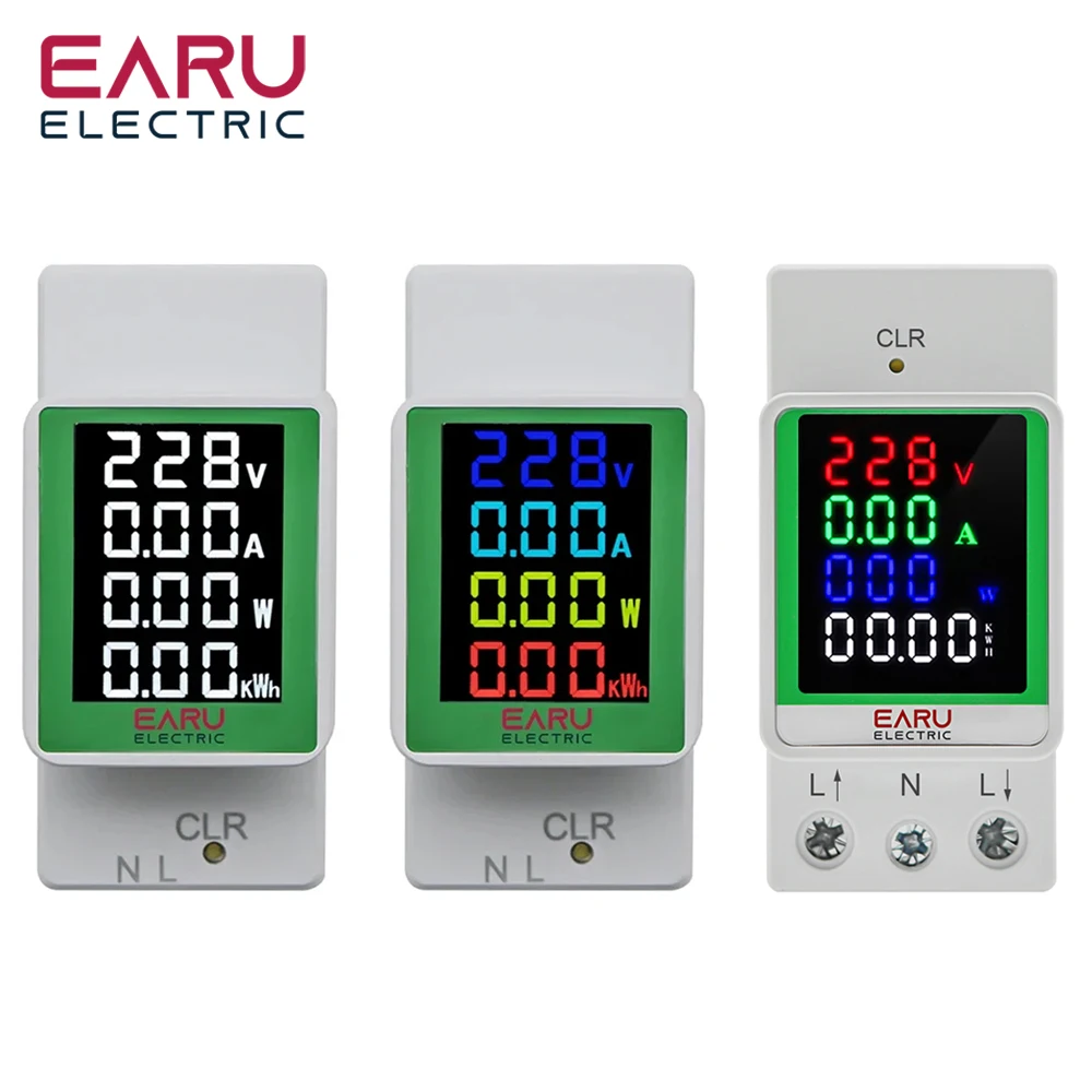 DigitalDisplayACCurrentKWHElectricEnergyMonitorMultifunction