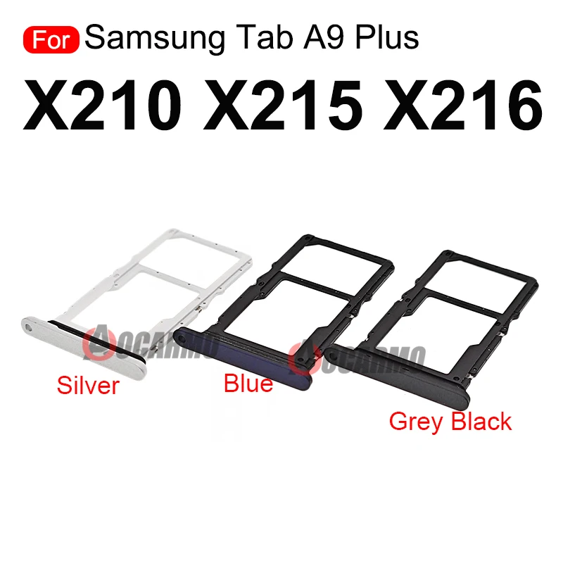 SIM 카드 SIM 트레이 거치대 교체 부품, 삼성 갤럭시 탭 A9 A9 플러스 SM-X210 X215 X216 SM-X115