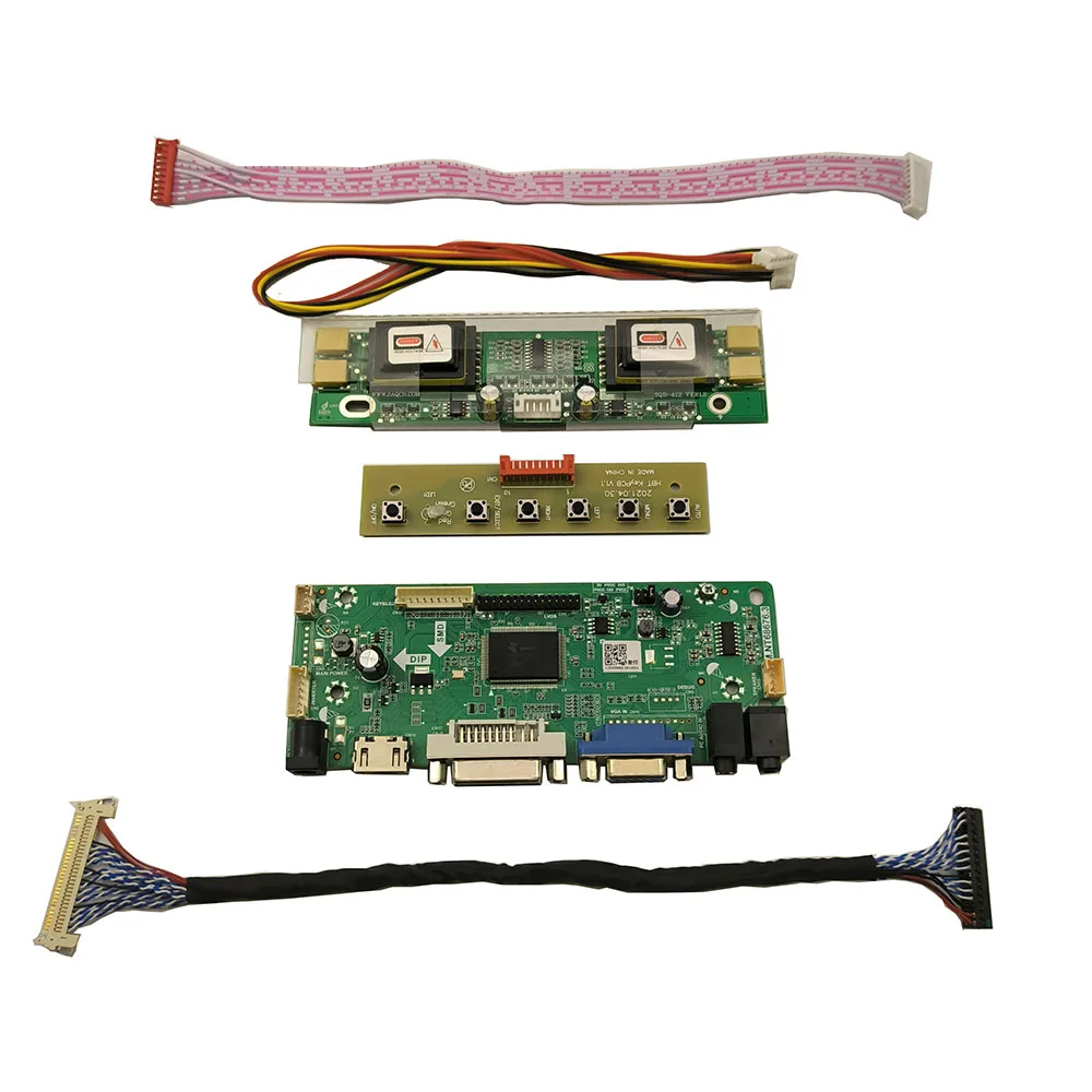 HDMI + DVI + VGA 컨트롤러 보드 드라이버 모니터 키트, LTM170EU-L31 L32 L35 1280*1024 LCD LED 스크린용