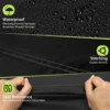 BBQ Cover, Waterproof Oxford Fabric with Reflective Strips, Anti-UV, Windproof & Rip-Proof, for Weber, Brinkmann, Char Broil 4