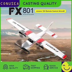 Avion radiocommandé Fx801 Rc, avec télécommande, avion Cessna 182, 2.4Ghz, 2Ch Epp, hélicoptère électrique à ailes fixes 