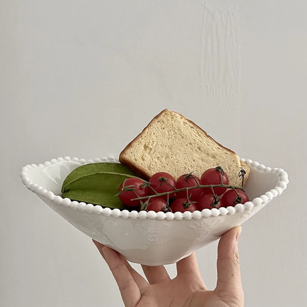 Porcelain Bowl – French Style Simple Solid Color for Fruits, Vegetables & Yogurt 3