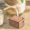 Wooden Music Box The Pooh Saying Music Boxes Antique Engraved Musical Boxes Gifts for Birthday/Christmas/Anniversary 4