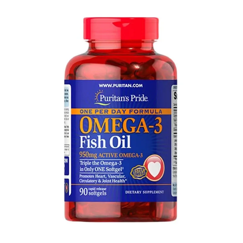 

1 Bottle OMEGA-3 Three Times Deep-sea Fish Oil Soft Capsule For Middle-aged And Elderly 1400mg Health Food