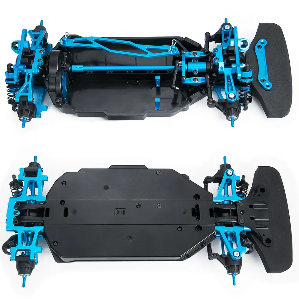 AXSPEED Metal&Plastic Chassis Frame Body Shell Assembled Set for