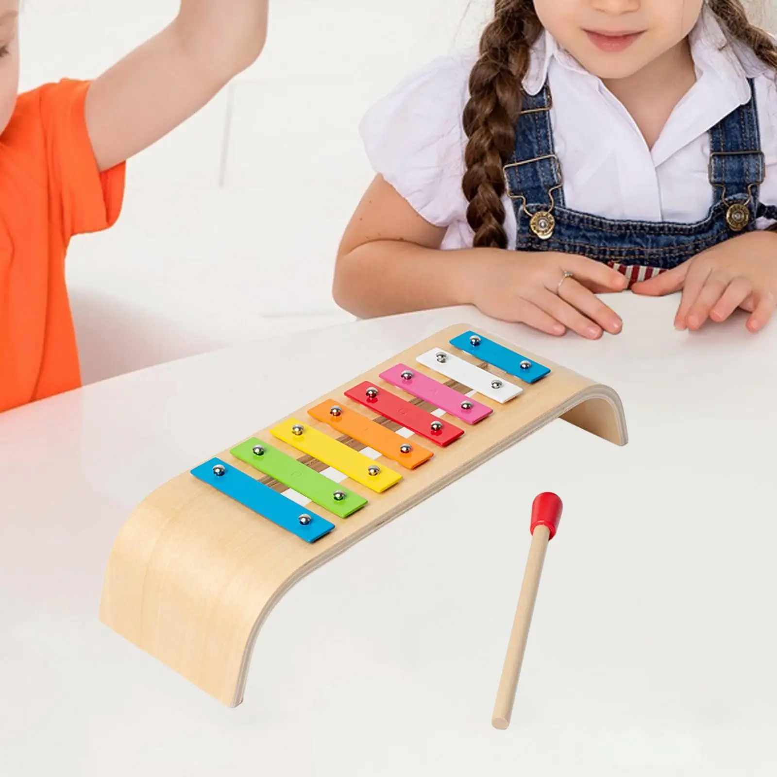 

8 Scales Xylophone Percussion Xylophone Musical Toy Educational for Players Band Stage Performance Beginner Holiday Gifts