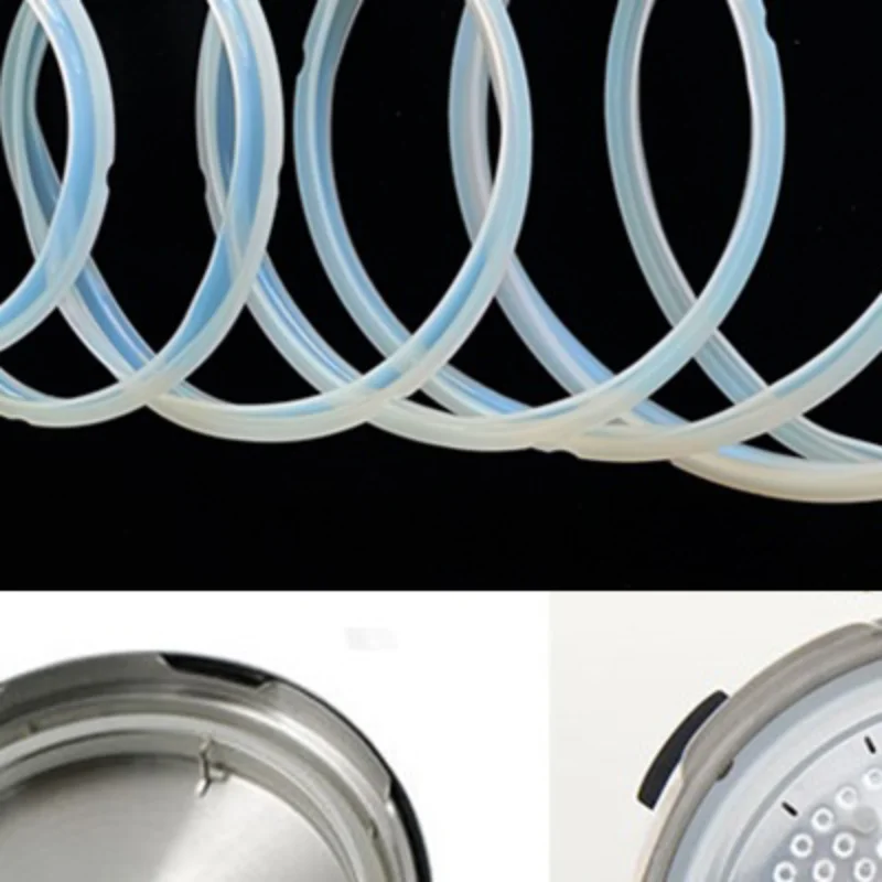 18/20/22/24cm Silicone Rubber Gasket Cooker Lid Sealing Ring Electric Pressure Cooker Replacement for 2-6L Cooker Gaskets