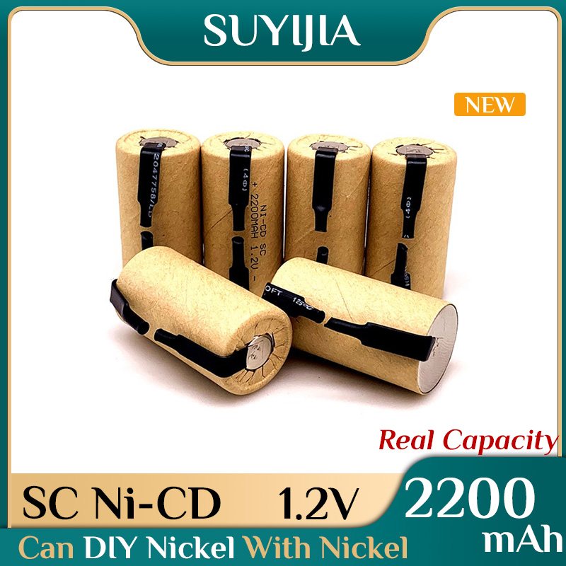 SC 1.2V 2200mah NI-CD Rechargeable Battery High Capacity for Electric Screwdriver Battery Power Tool Battery Hand Drill Battery