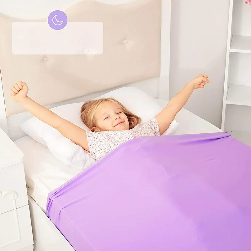 Children's Compressed Bed Sheet Breathable Stretchy Sensory Bed Sheet Comfortable Sleeping Bedding Adult Alternative To Blankets