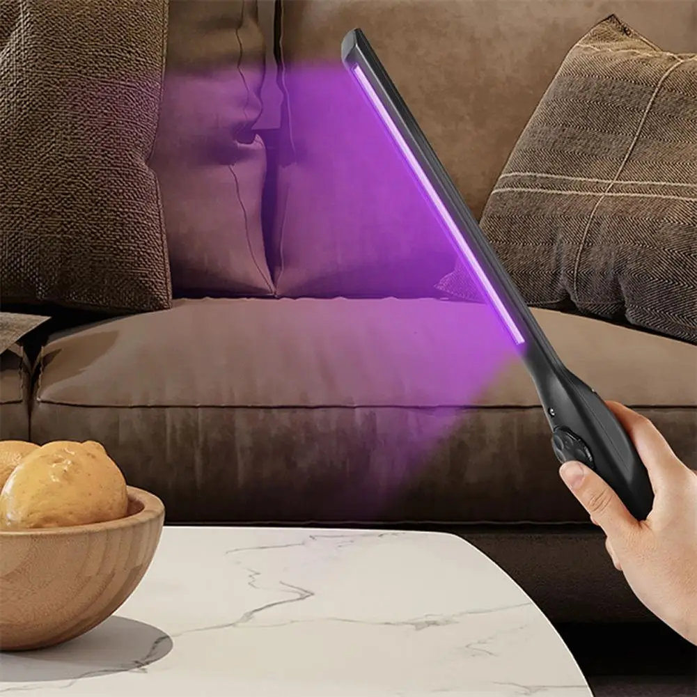 LED Lights Household Portable Sterilizing Lamp UV LED Lamp Rechargeable Purple Light Stick Tube UVC Sterilizing Light Lights