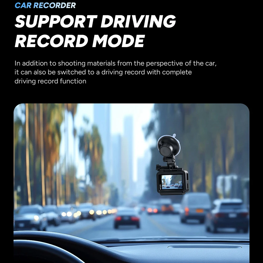 SJCAM SJ4000 어린이용 액션 카메라, WIFI AIR 듀얼 스크린 4K 카메라, 사각형 박스형 액션 카메라, 30M 방수 케이스 지원, 공식