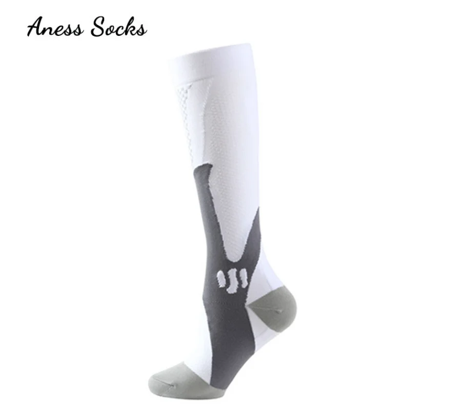Men Women Beautiful Leg Sports Compression Socks Jogging Climbing Riding Elastic Socks Basketball Sports Yoga Jump Rope Socks AA