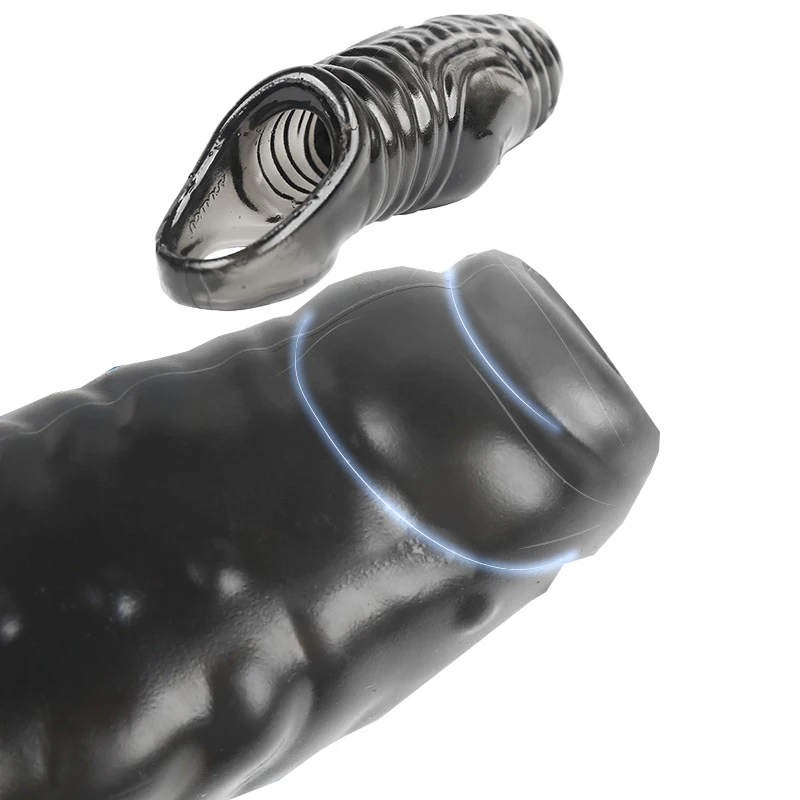 Reusable Penis Sleeve Glans Enlarger And Delay Ejaculation Ring_voghion.com