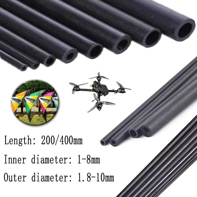 Premium Carbon Fiber Hollow Tube - High Quality