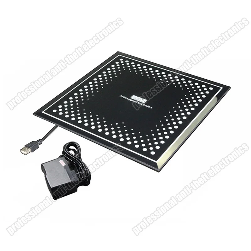 EAS RF integrated deactivators with no alarm and light