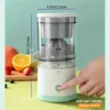 Electric Juicer Juice Cup Citrus Orange Lemon Squeezer USB Charging Kitchen Fruit Juicer Blender Fresh Separator Press Machine 3