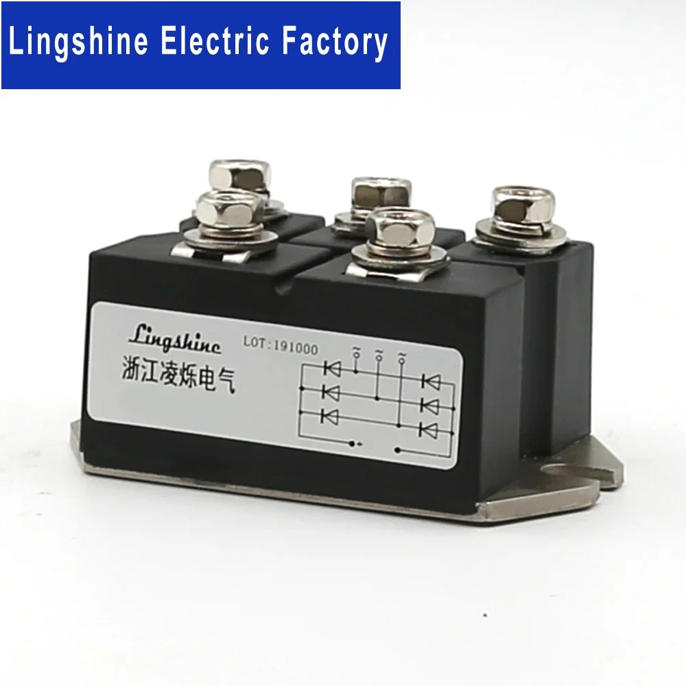 Rectifier bridge module rectifier power electronics VUO82-16 Three-phase rectifier module for DC motor excitation power supply