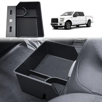 Center Console Hanging Storage Box Tray for 2015–2025 2026 Ford F150 and 2017–2026 F250 F350 F450 Underseat Storage Organizer 1