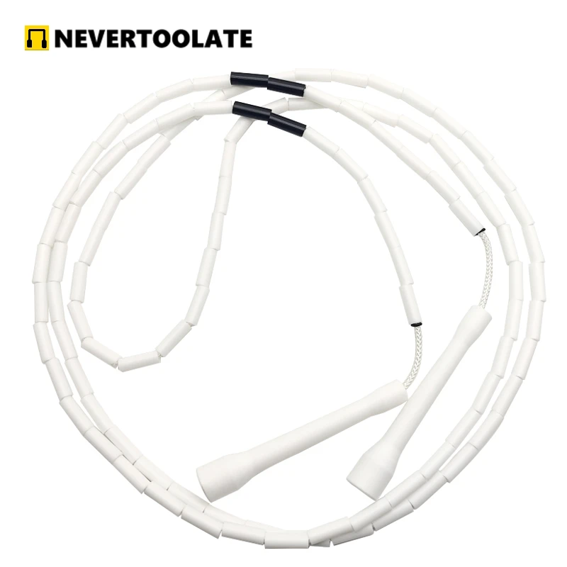 HARD BEADS straight PE beaded jump rope skipping rope RA handle freestyle skill tricks 2
