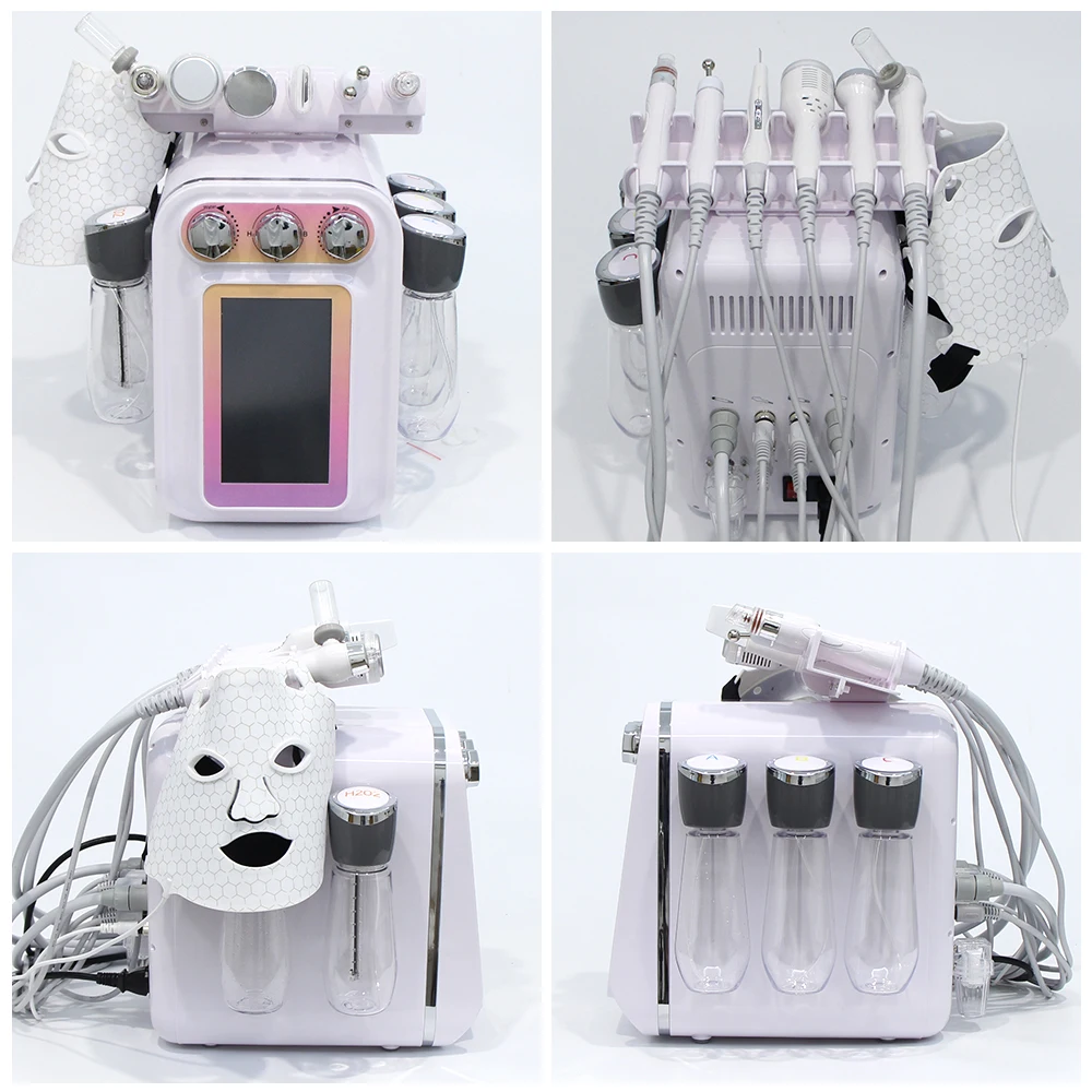 7 in1 H2O2 Hydra Dermabrasion RF Ice Hammer Spa Facial Hydro Microdermabrasion Machine Water Dermabrasion Beauty machine device