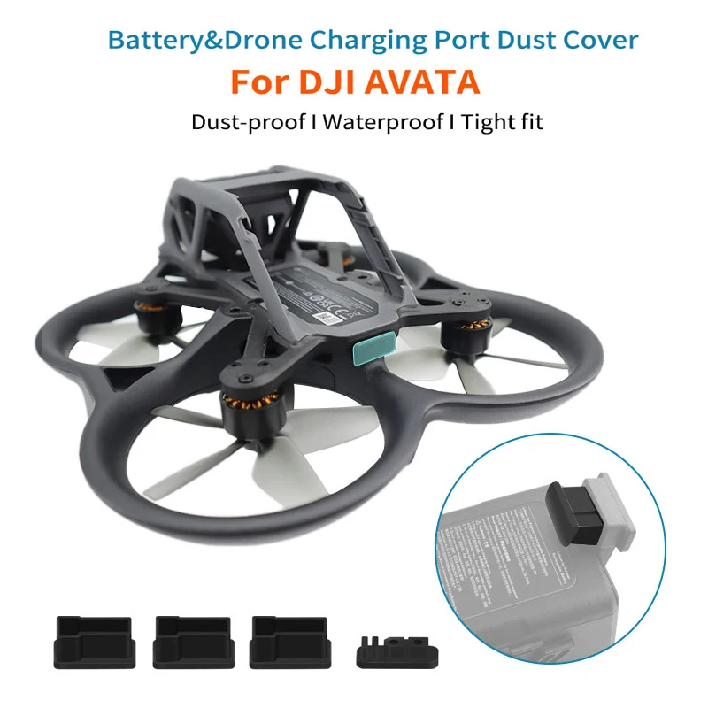 DJI AVATA Drone Battery Charging Port Dust Cover Waterproof Protective Cover For DJI AVATA Accessories