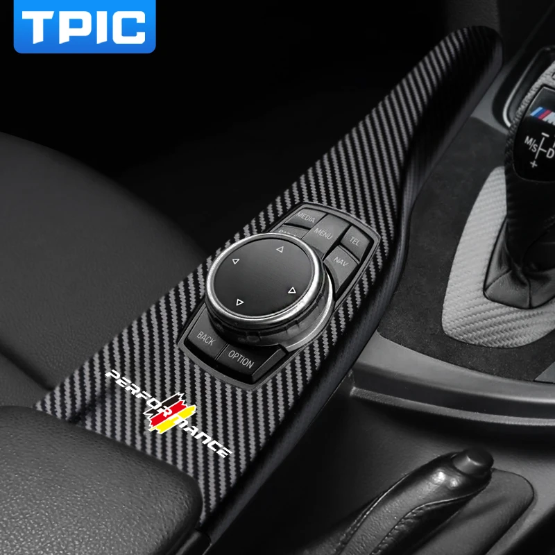 Real Carbon Fiber Gear Shift Panel Cover For BMW 3/4 Series F30 F32 F34