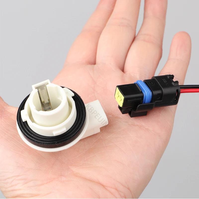 1Set Für Ford Kuga Ecosport Chery Arrizo 5 Auto Hinten Nebel Licht P21W Lampenfassung Kabel Adapter Lampe Halter stecker Zubehör – Detail 3