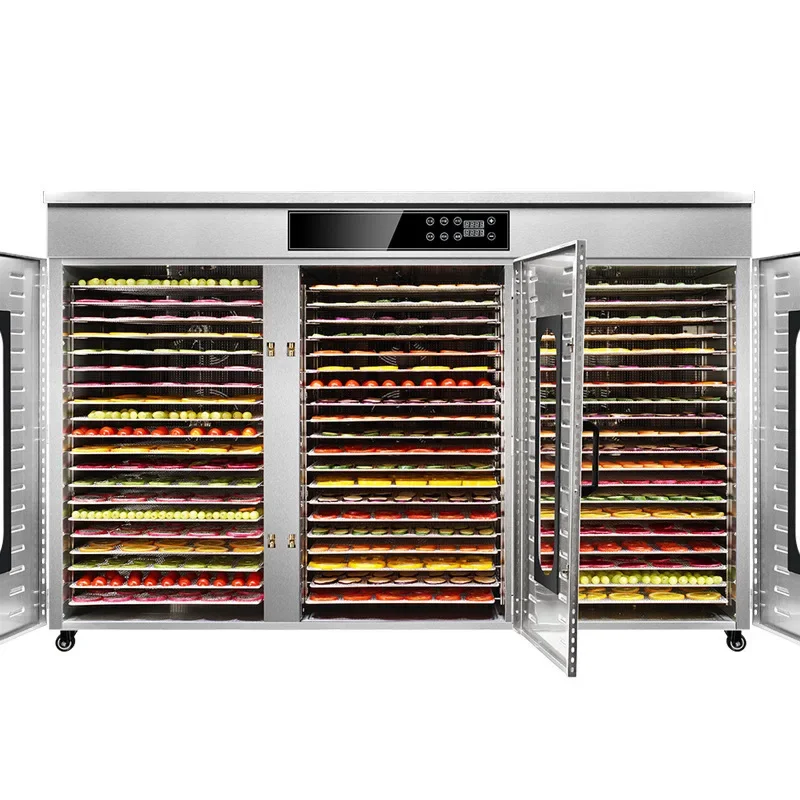220V/110v 30/60 Layer Food Dehydrator Snacks Dehydration Dryer Fruit Vegetable Herb Meat Drying Machine 4