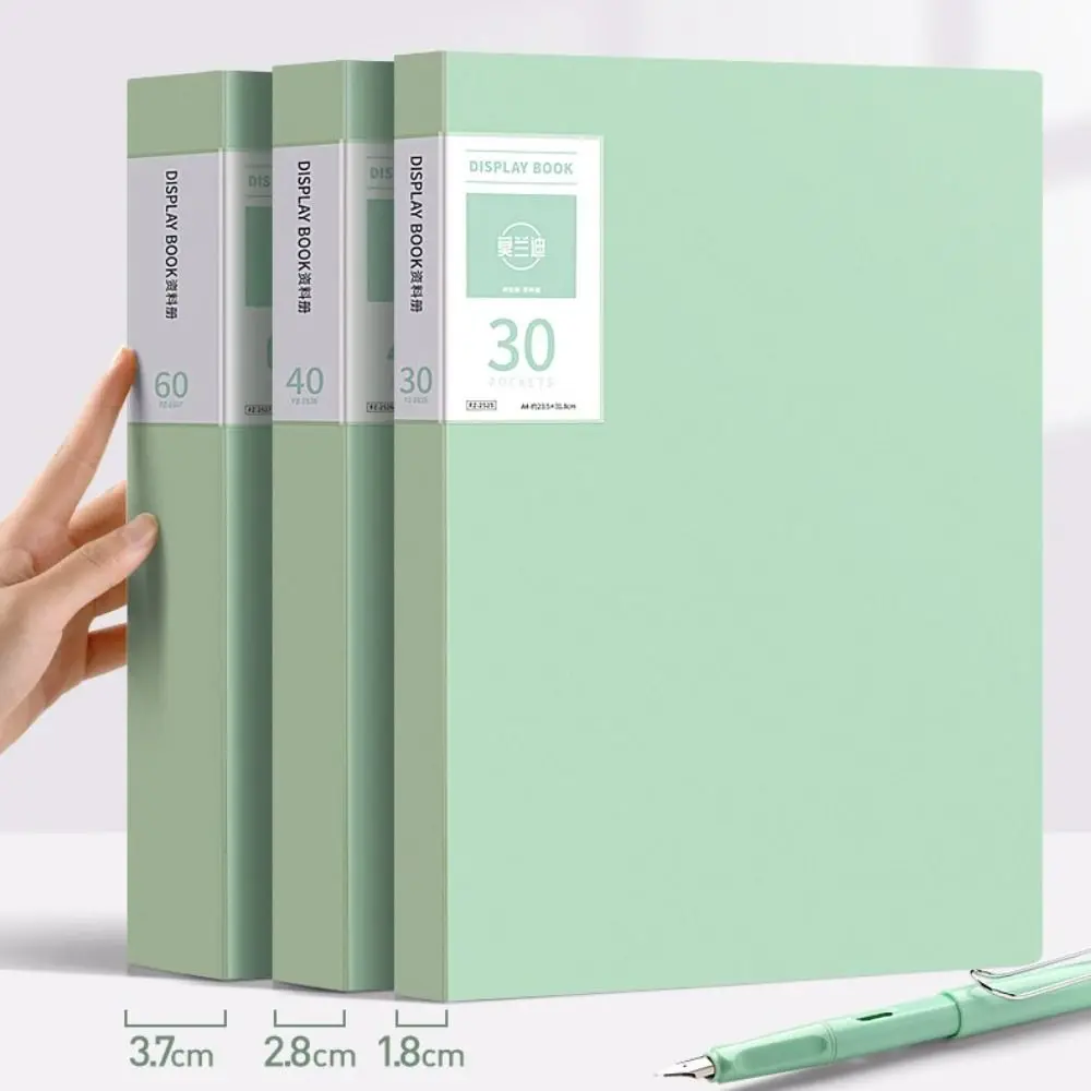 Large Capacity A4 File Organizer file folder Multifunctional Morandi Color A4 File Paper Folder Waterproof Dustproof Document Organizer