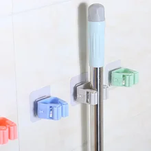 

2022 Punch-free Mop Rack Hook Strong Load-bearing Wall Viscose Bathroom Wall Hanging Sticky Hook Storage Artifact Storage Clip