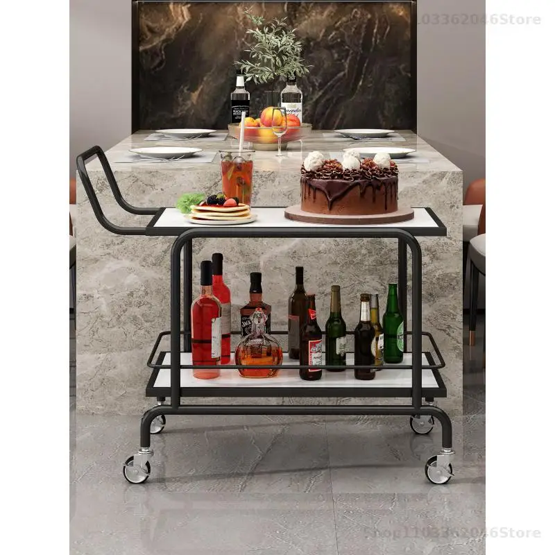 Hotel Restaurant Large Delivery Car Beverage Car Ktv Snack Multi-layer Trolley Cake Cart Snack Cart