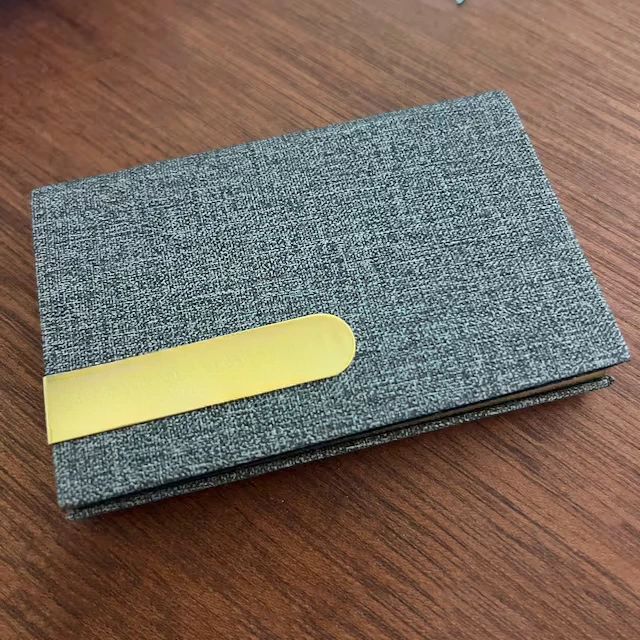 Business Metal Business Card Case Simple High-end Design Portable Men's Business Card Holder Gift 3