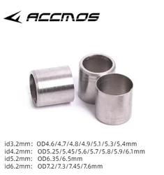 Stainless Steel Explosion-Proof Archery Arrow Protector Rings (24/50pc) - 24pc (5.2-od6.5mm)