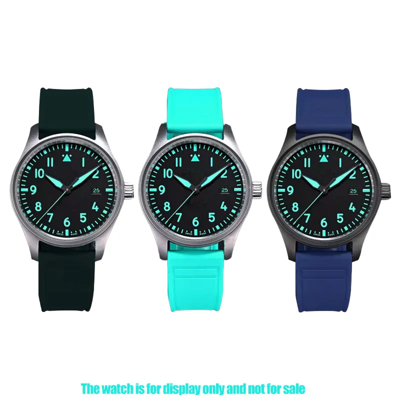 Premium Quick Release Rubber Watch Strap - Sport Bracelet Accessories Wristband - 20mm, 21mm, 22mm