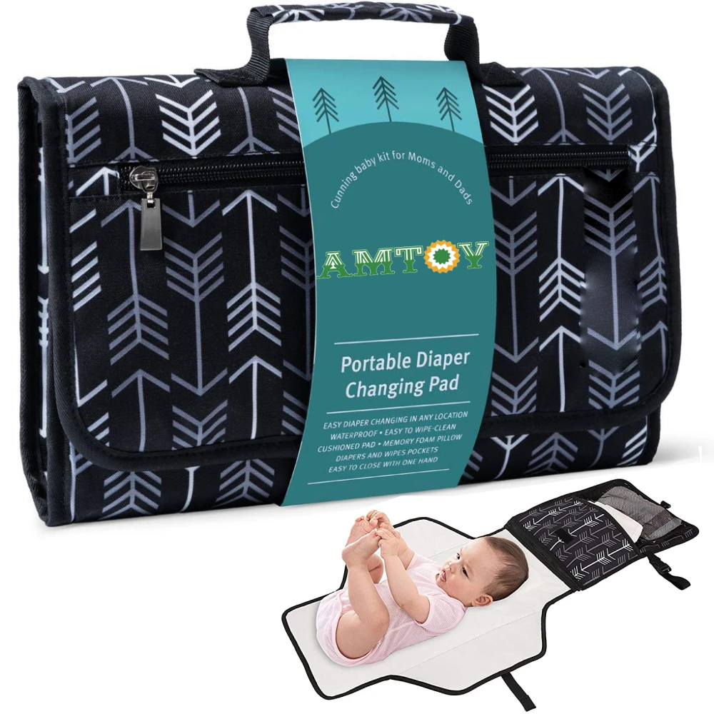 Portable Changing Pad For Baby Diaper Bag Or Changing Table Pad One