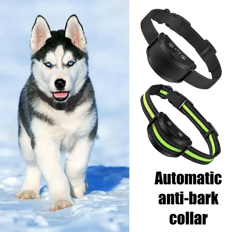 

Pet Dog AntiBarking USB Electric Ultrasonic Dogs Stop Barking Vibration Anti Bark Collar Automatic Collar Dog Training Collars