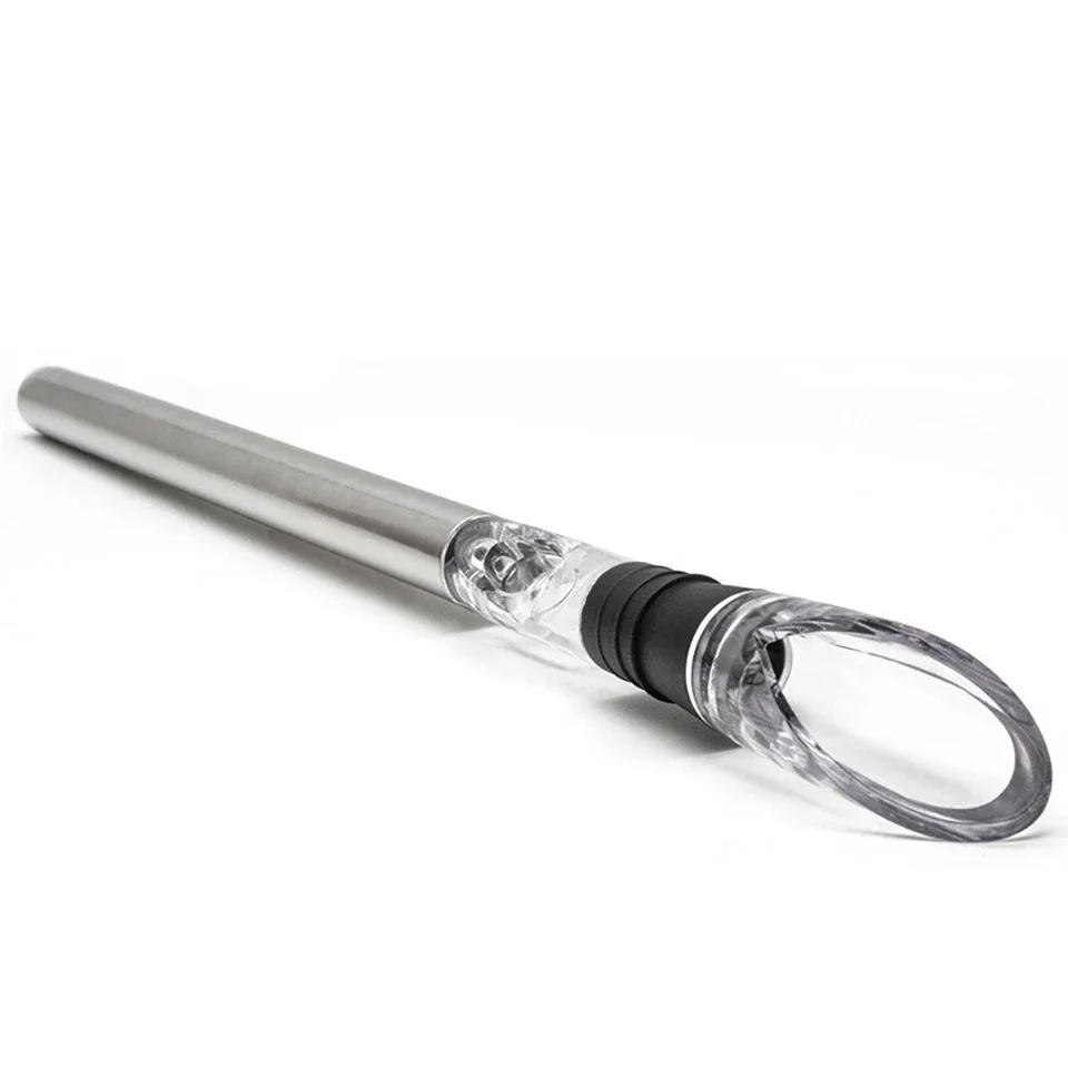 Description Picture 4 of itemIce Wine Chiller Rushed Ice Bucket Stainless Steel Barware Wine Pourer Bottle Stick Rapid Iceless Perfect Kitchen Bar Accessorie