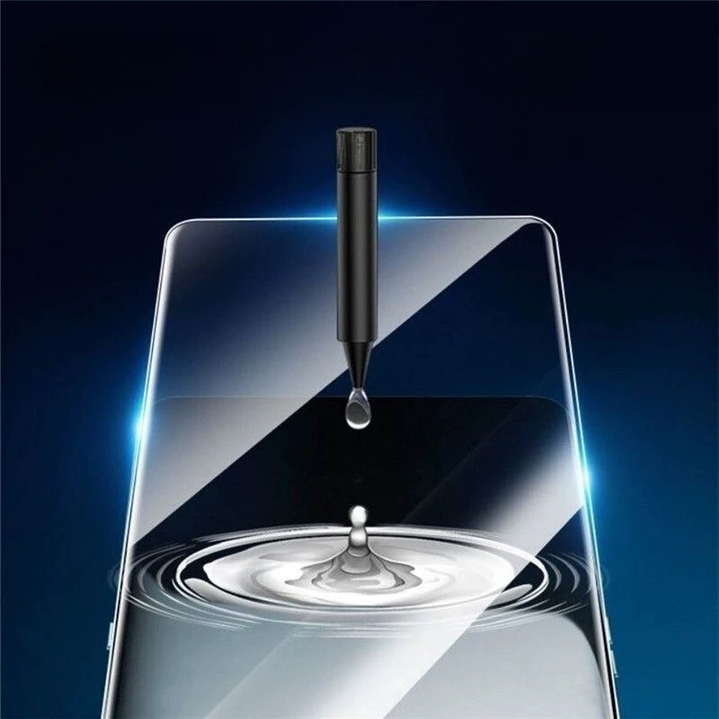 Enhanced UV Liquid Tempered Glass Screen Protector - Full Glue Coverage, Clear Protective Film