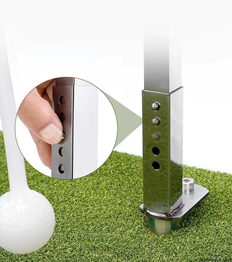 Description Picture 4 of itemPGM Golf Swing Practitioner Spliced Strike Mat with 360 ° Rotation and Adjustable Height Training Pad HL012